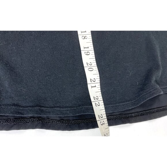 Express Medium Black Sleeveless Top 1/4 Zipper Front 21h - Picture 10 of 11